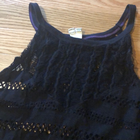 Free People tank with mesh hole details - Picture 3 of 4